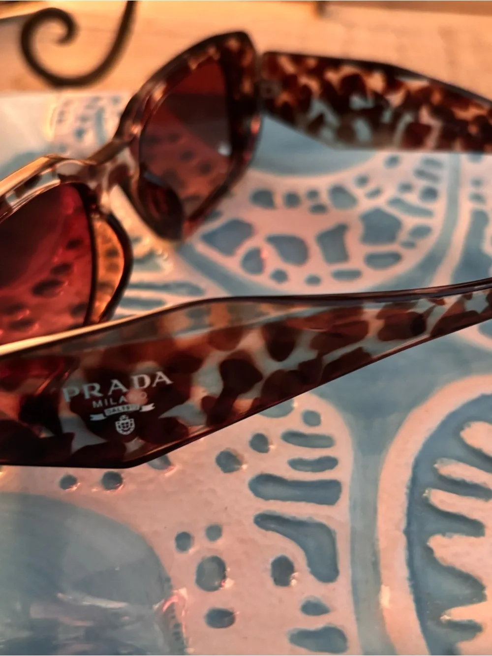 Brand New ~ Prada Look Tortoiseshell Brown Sunglasses